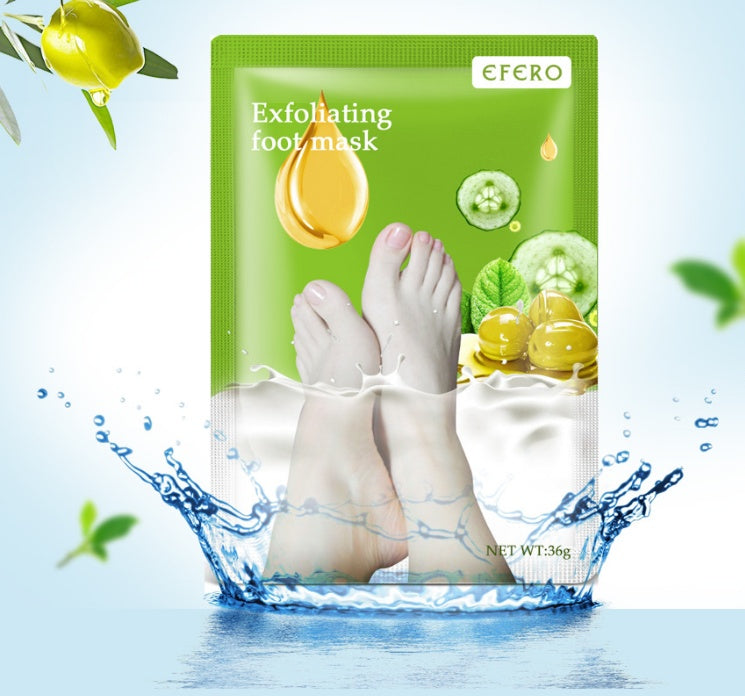 Masque exfoliant pour les pieds en forme de chaussettes – Pieds doux et lisses en 7 jours