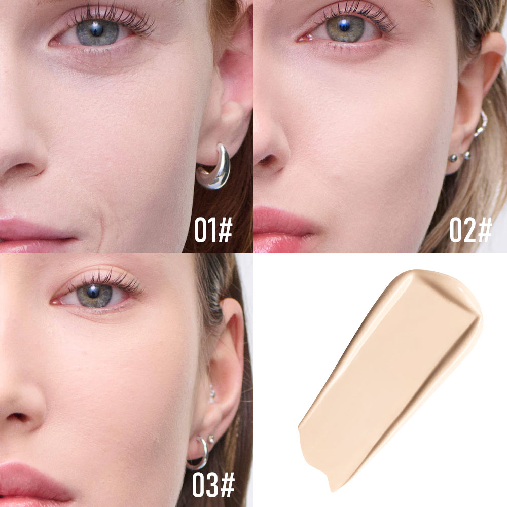 Matte Sunscreen Liquid Foundation SPF 30 – Full Coverage & Sun Protection