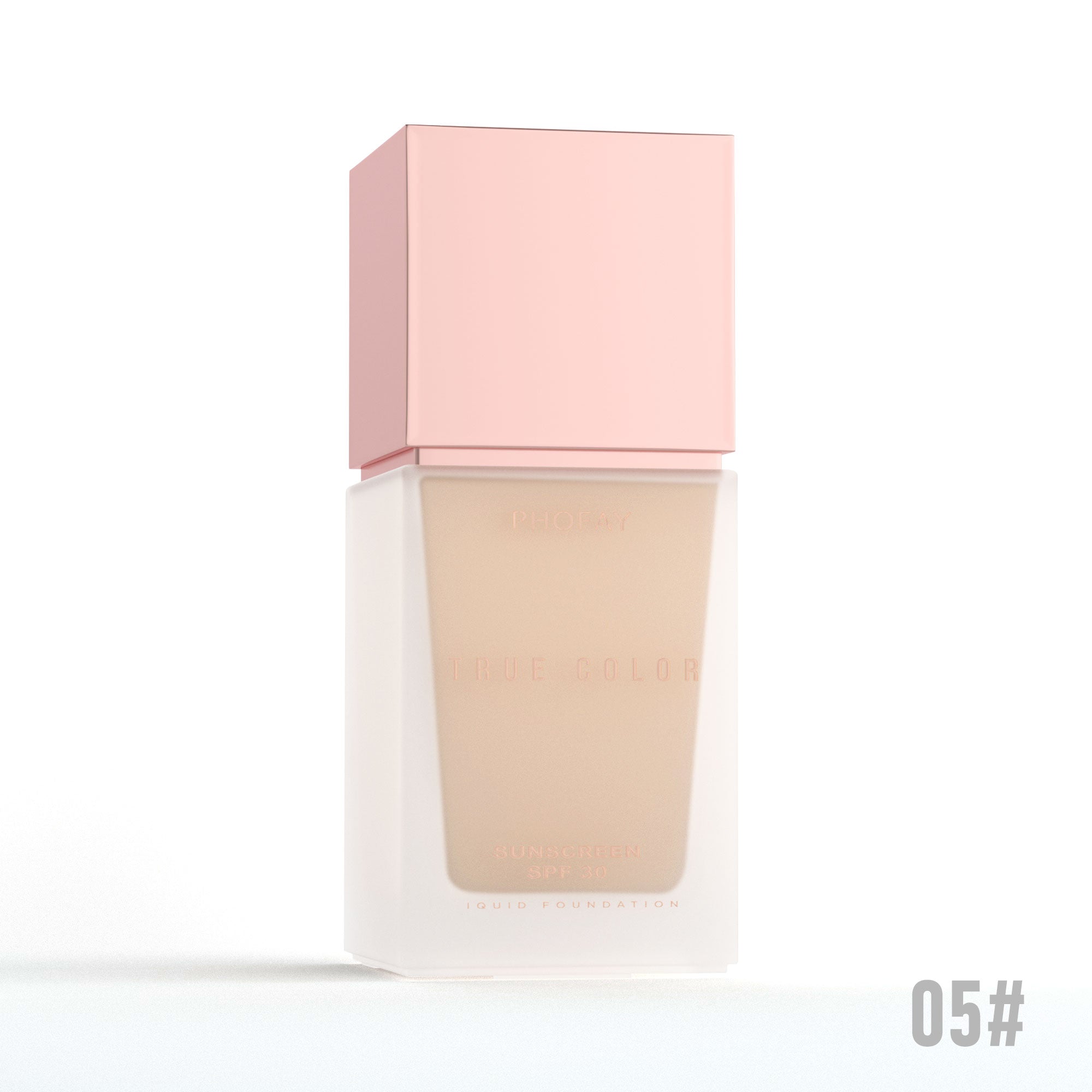 Matte Sunscreen Liquid Foundation SPF 30 – Full Coverage & Sun Protection
