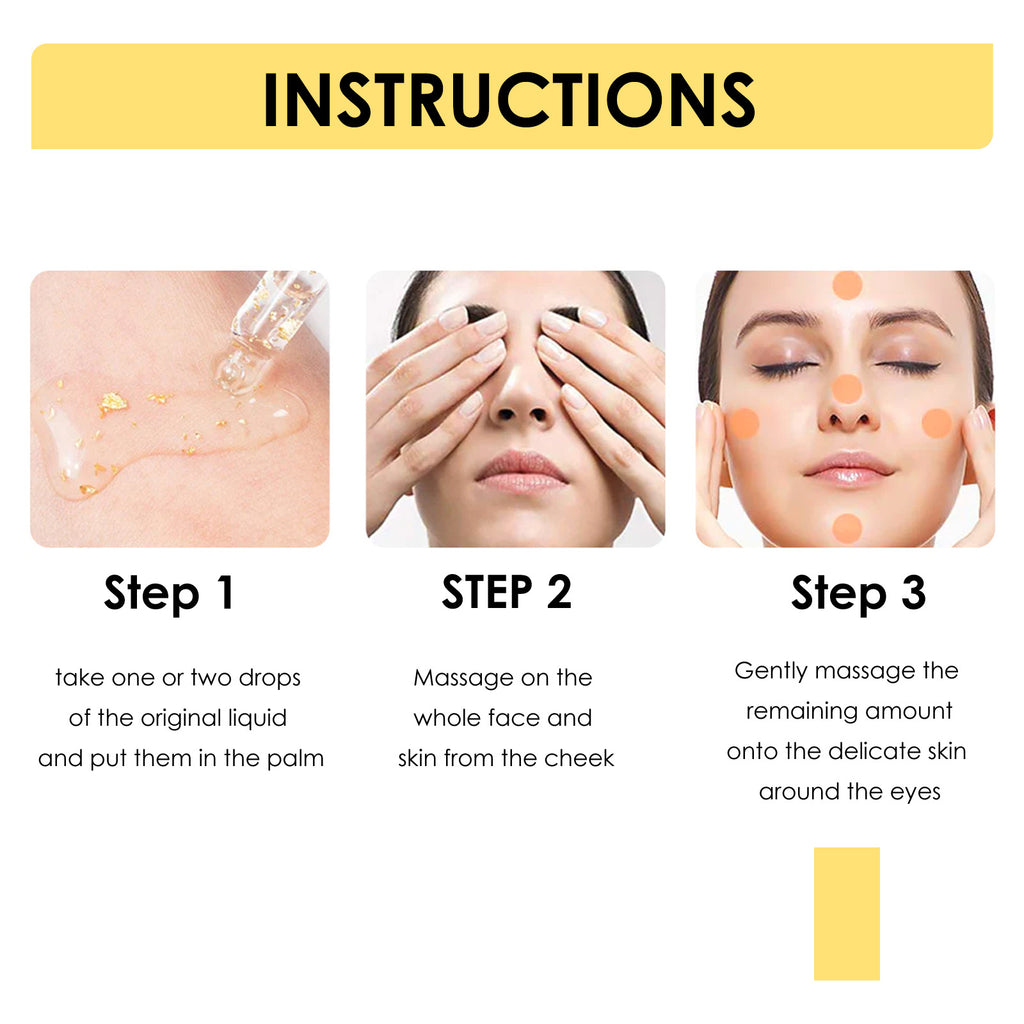 24K Gold Kollagen Protein Lifting Serum – Straffung & Anti-Aging