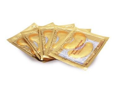 24K Gold Collagen Eye Mask – 10 Pairs for Dark Circles & Anti-Aging