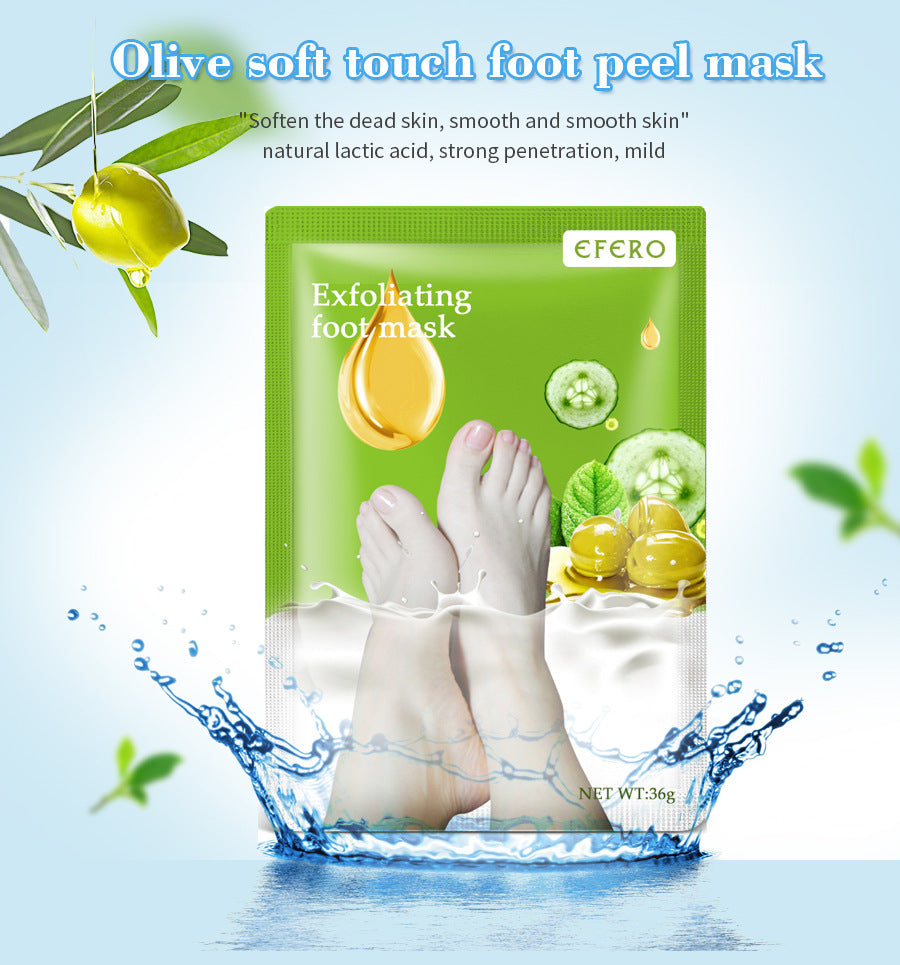 Masque exfoliant pour les pieds en forme de chaussettes – Pieds doux et lisses en 7 jours