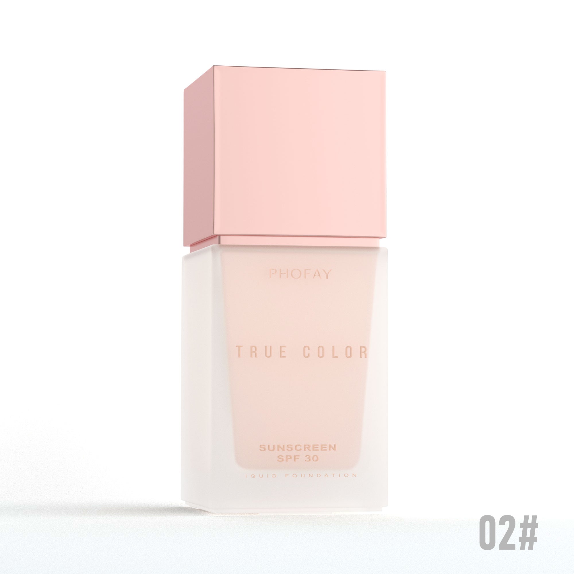 Matte Sunscreen Liquid Foundation SPF 30 – Full Coverage & Sun Protection