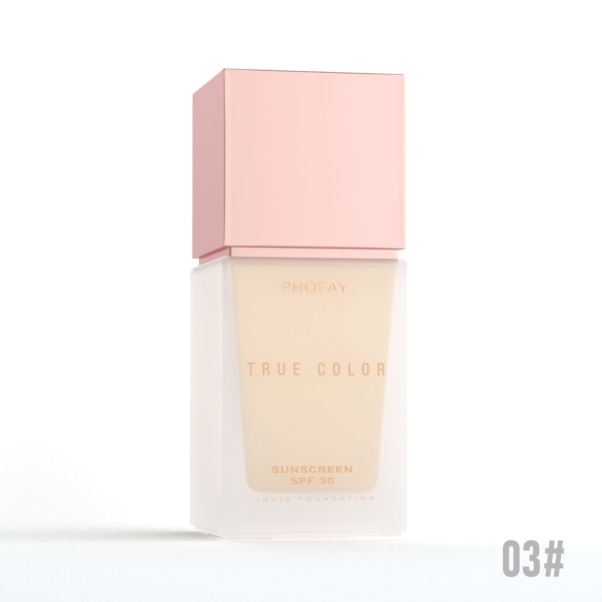 Matte Sunscreen Liquid Foundation SPF 30 – Full Coverage & Sun Protection