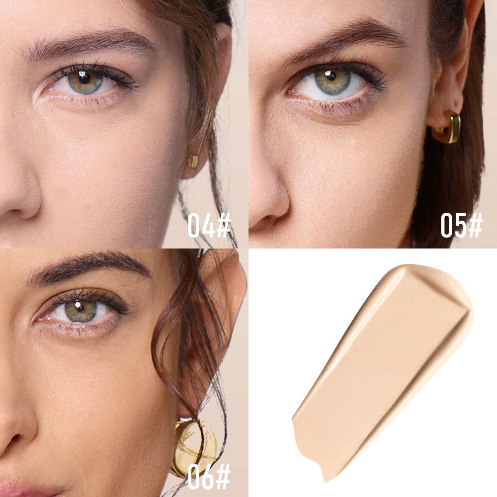 Matte Sunscreen Liquid Foundation SPF 30 – Full Coverage & Sun Protection
