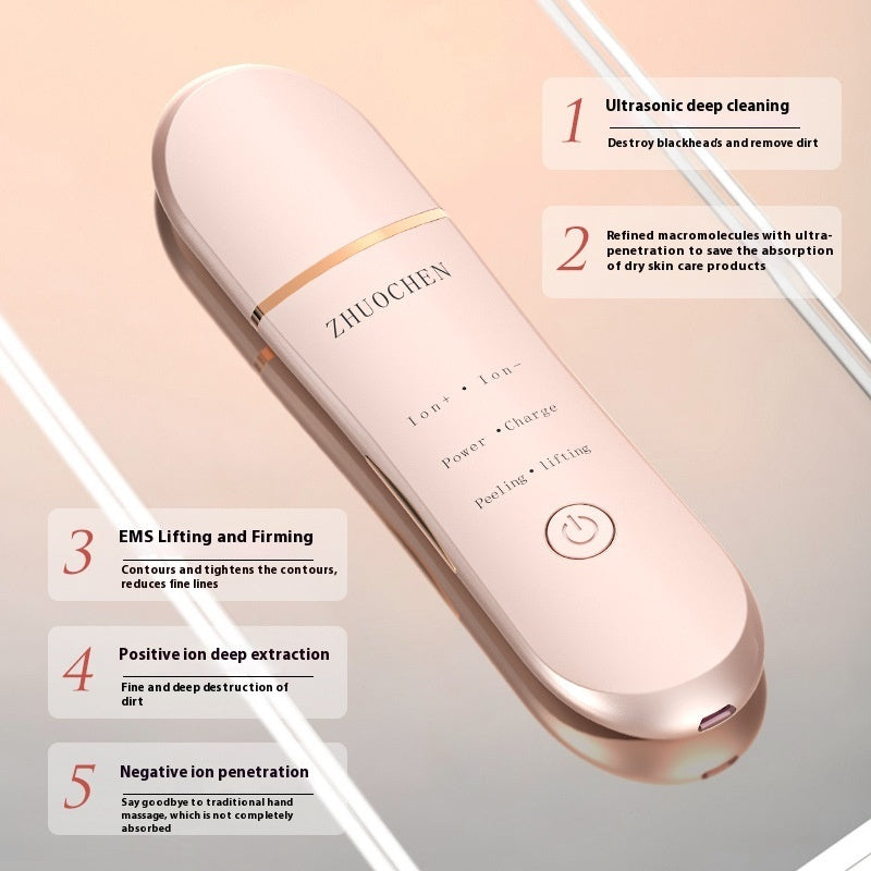Appareil de nettoyage facial à ultrasons – Nettoyeur de pores et extracteur de points noirs