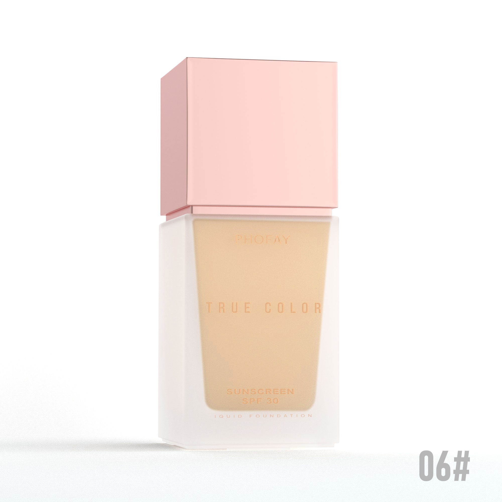 Matte Sunscreen Liquid Foundation SPF 30 – Full Coverage & Sun Protection